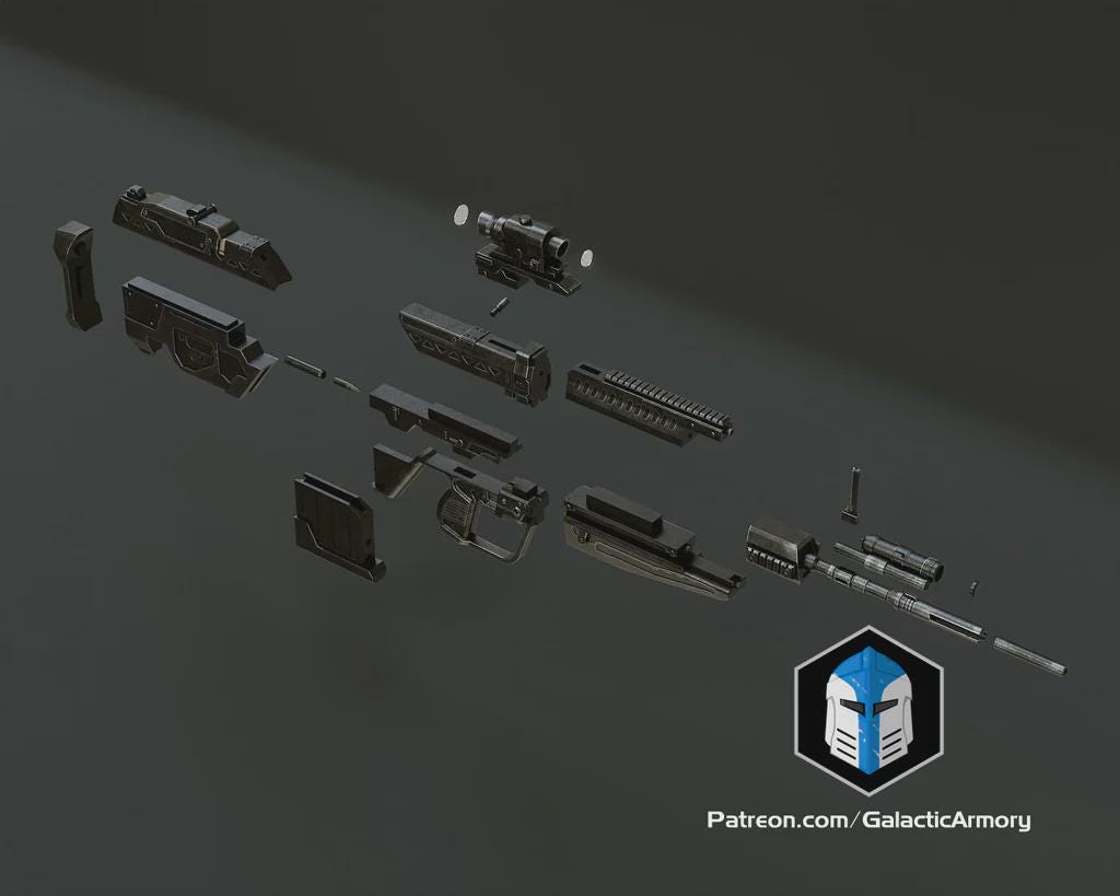Reach DMR - 3D Printed - SnakebiteArsenal